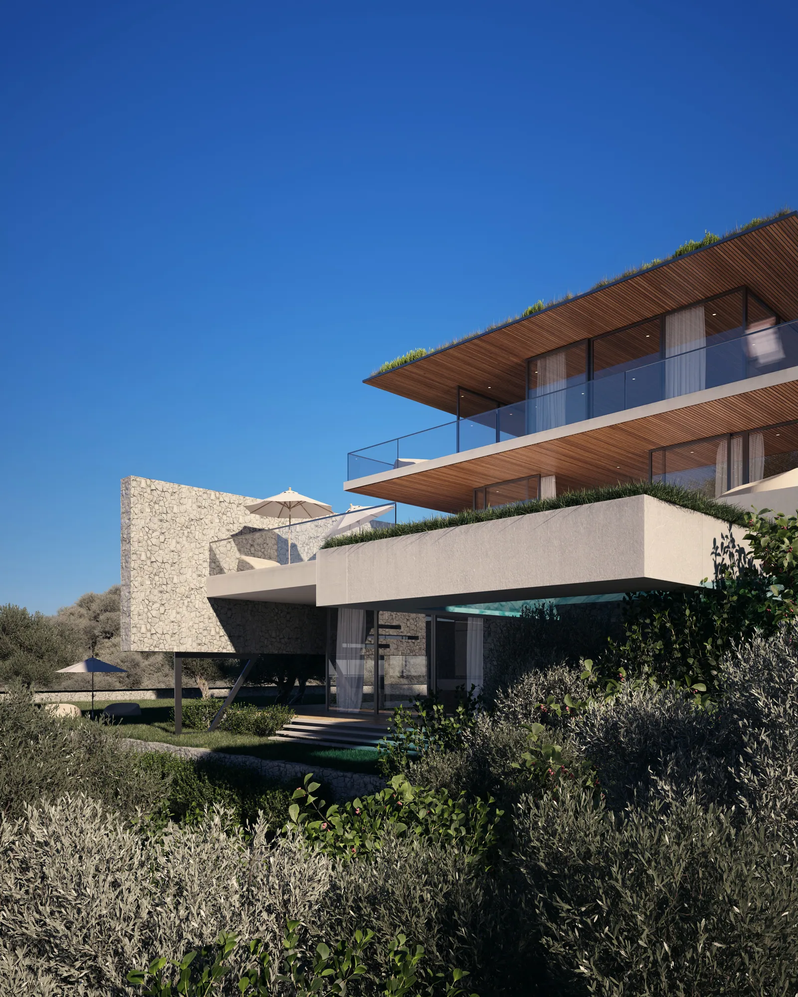 LDA Tirana Hill Villas — CGI by OTTOBIT