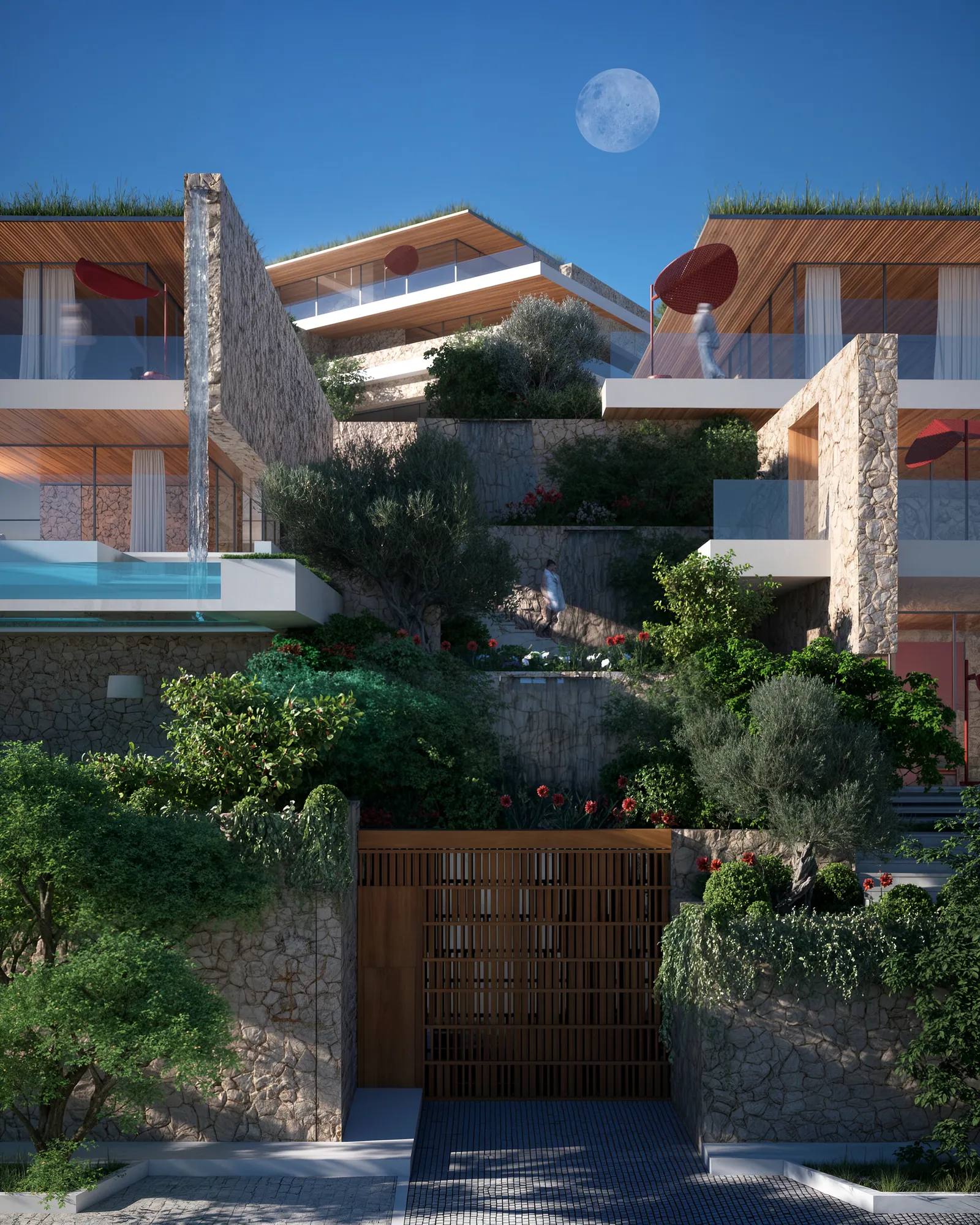 LDA Tirana Hill Villas — CGI by OTTOBIT