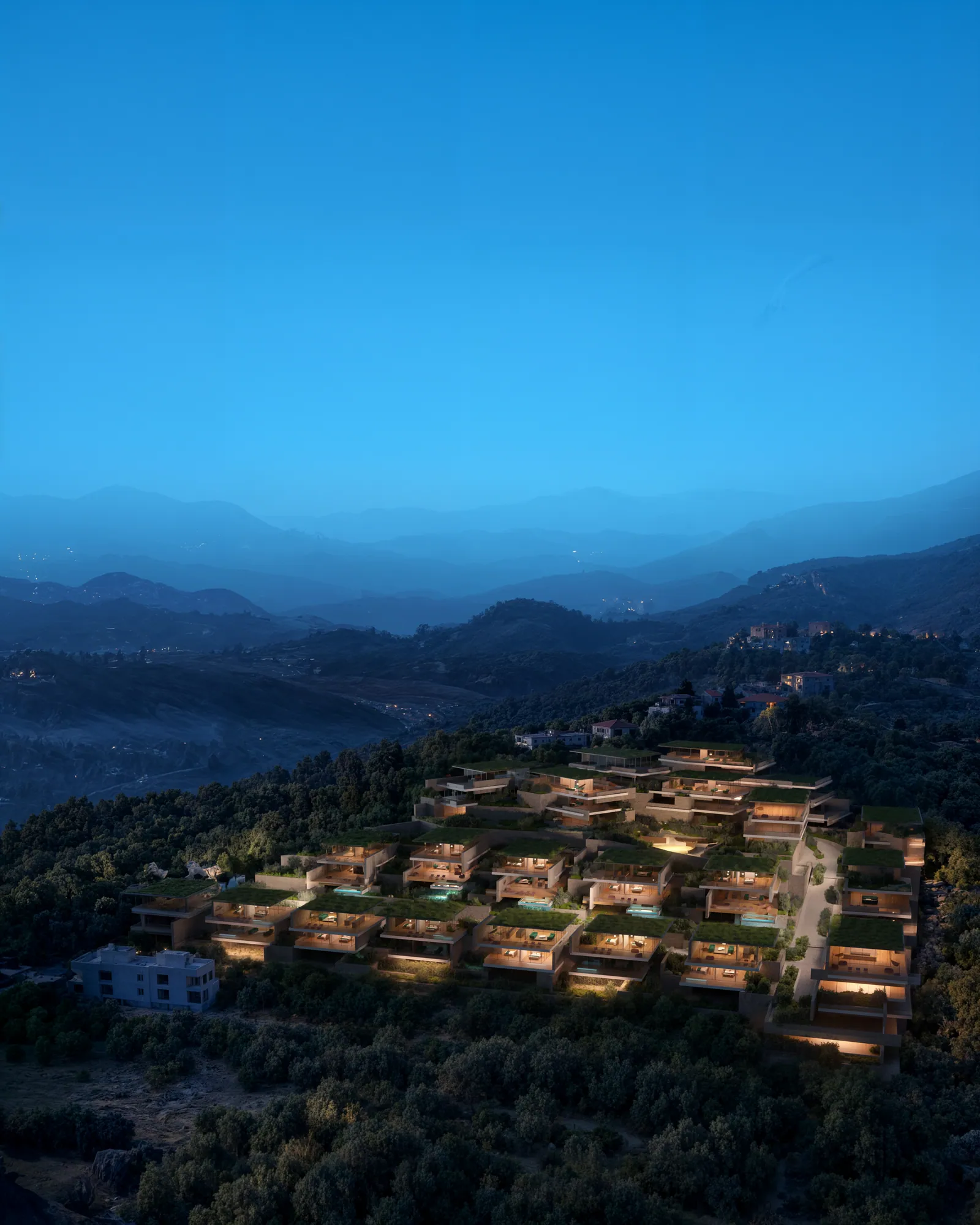 LDA Tirana Hill Villas — CGI by OTTOBIT