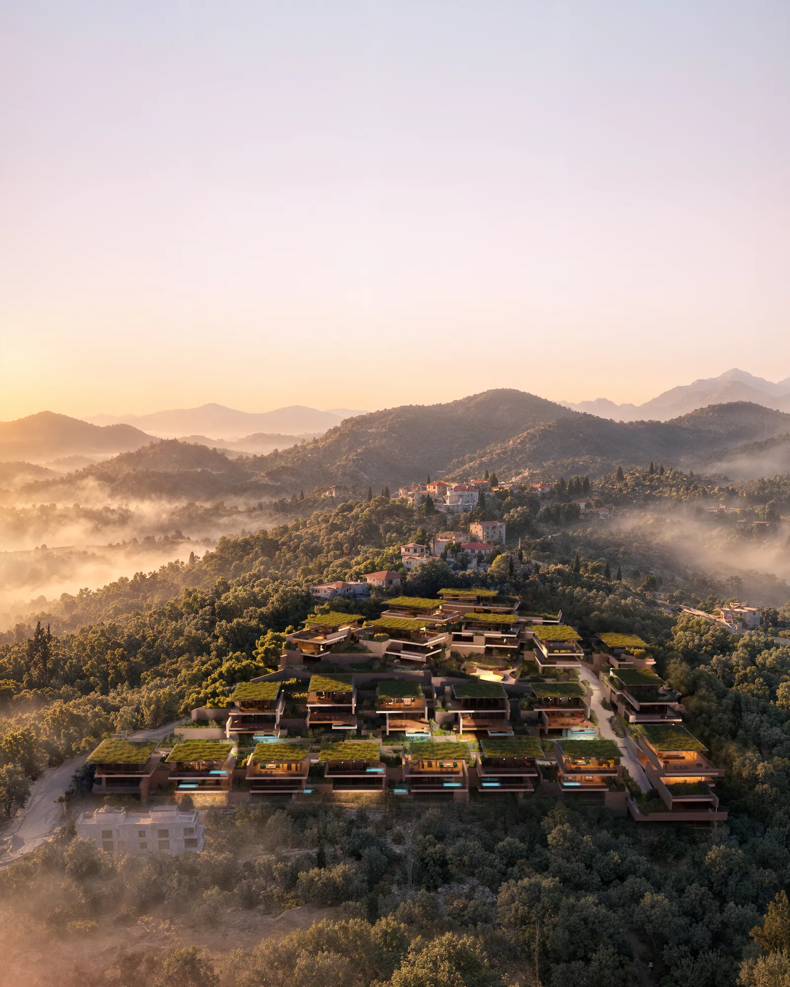 LDA Tirana Hill Villas — CGI by OTTOBIT